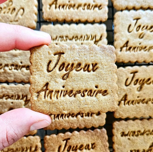 Biscuits sucrés JOYEUX ANNIVERSAIRE