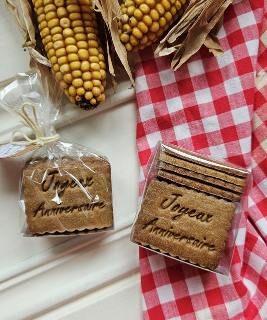 Biscuits sucrés JOYEUX ANNIVERSAIRE