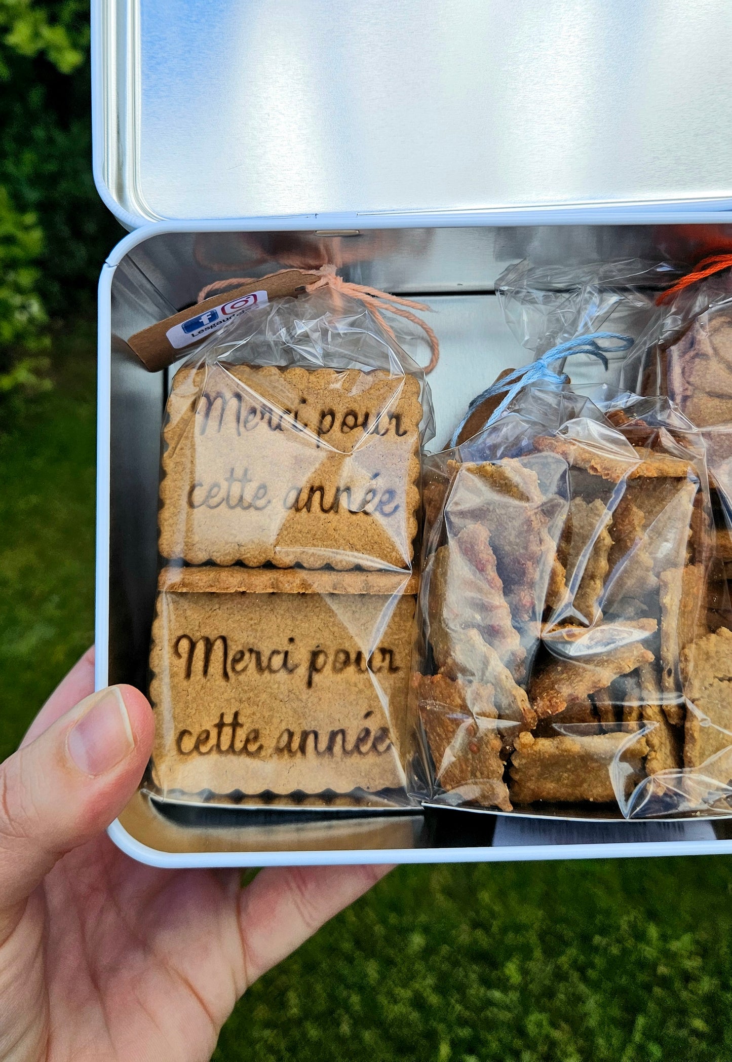 BOÎTES à Biscuits MERCI POUR CETTE ANNEE