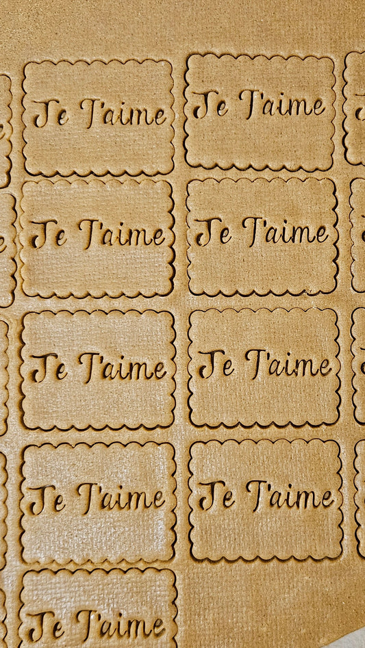 Biscuits sucrés JE T'AIME