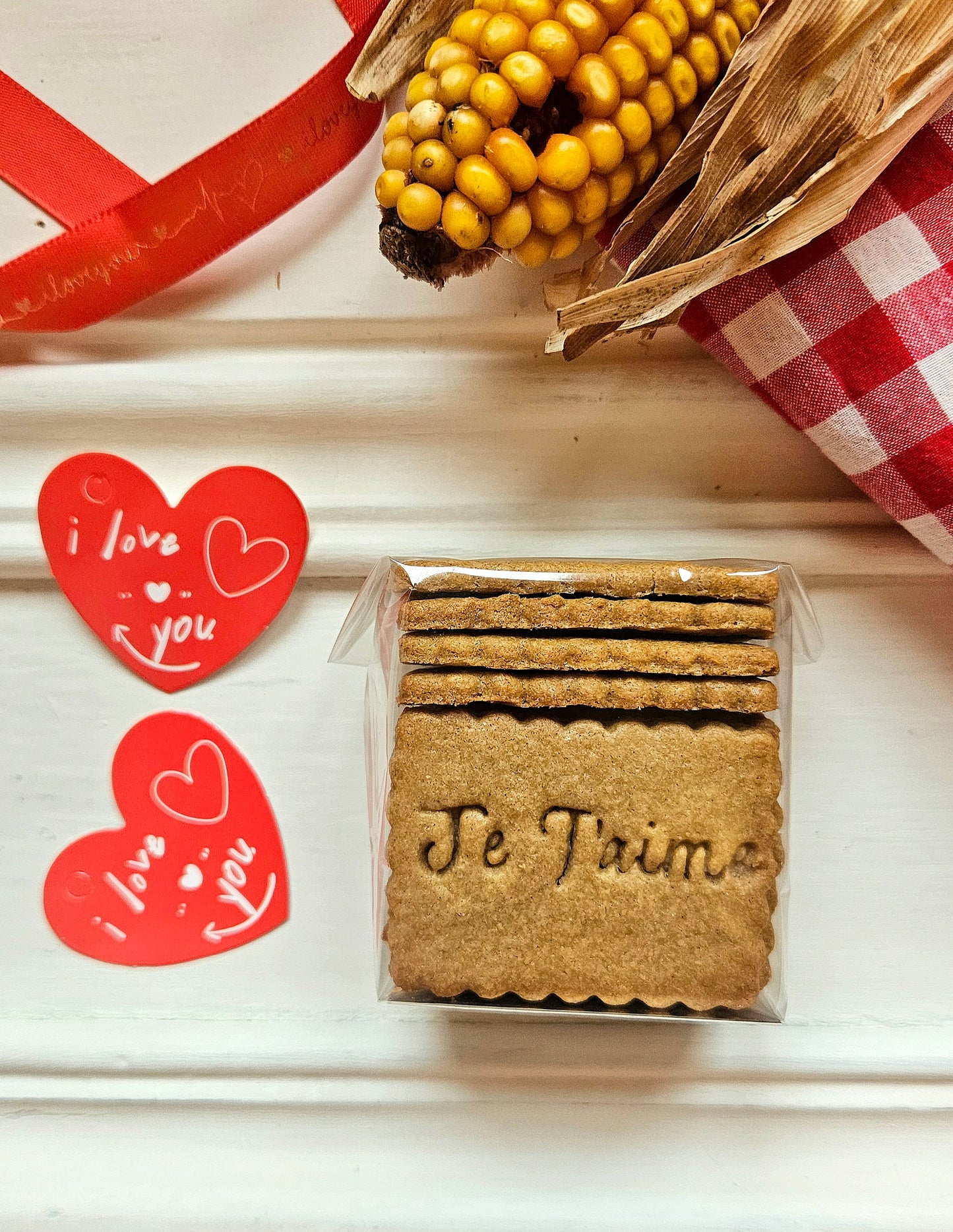 Biscuits sucrés JE T'AIME